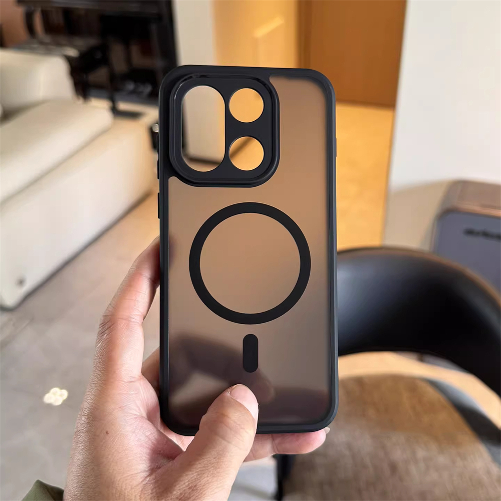 Nam châm mờ chống sốc cho OnePlus 15 13T 13R 13S 13 12R 12 1 + ACE 3 3V 5 Pro 6 Nord 4 Vỏ sạc không 