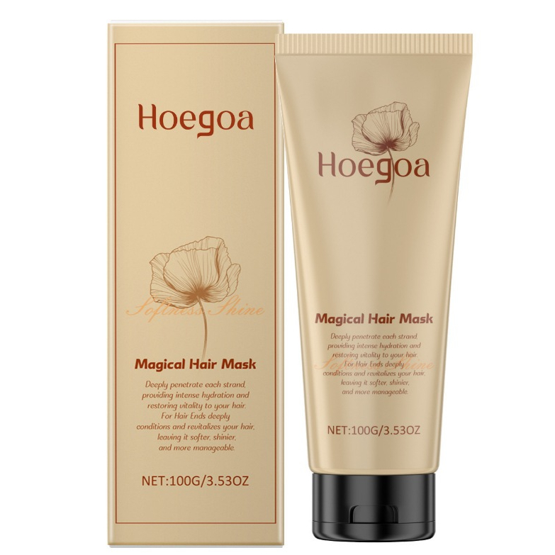 HOEGOA Magical Collagen Hair Mask - Keratin Hair Treatment Mask Repairs Damage Hair 3.53oz