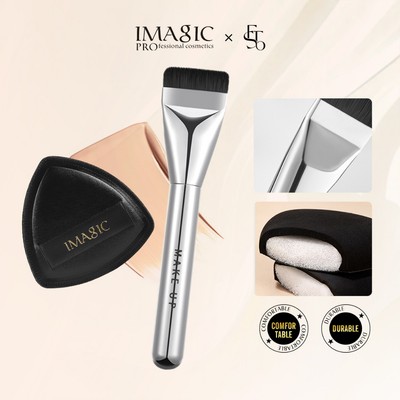 Bộ dụng cụ trang điểm IMAGIC Bộ cọ trang điểm chuyên nghiệp Tay cầm miếng bọt biển chất lượng cao Dụng cụ bền bỉ