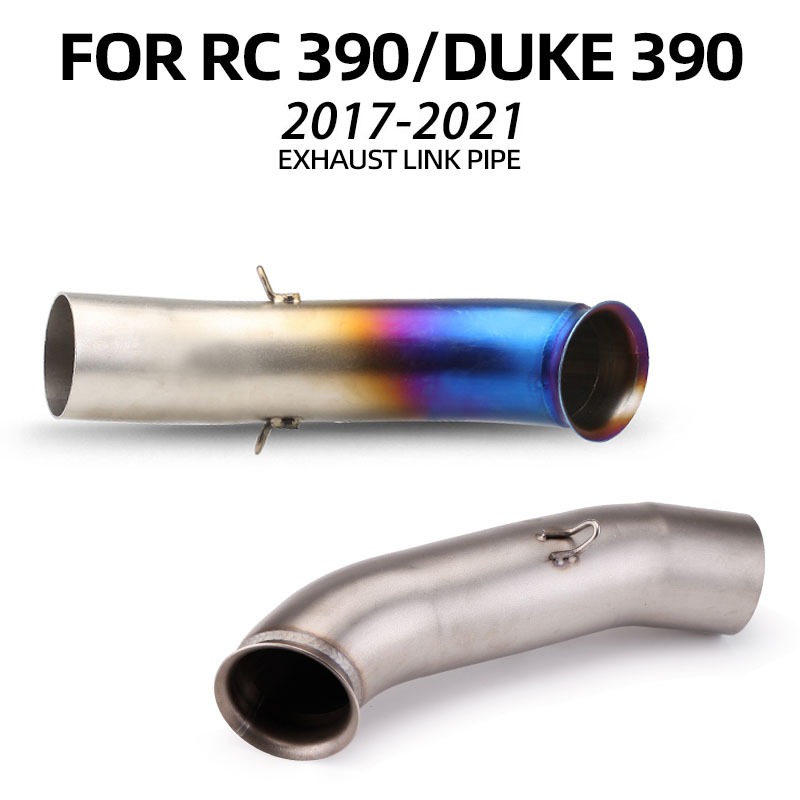 DUKE390 Ống Xả Cho KTM Duke250 RC250 RC390 2017-2021 Xe Máy 51 Mm Giữa Liên Kết Ống