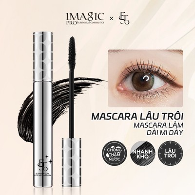 Mascara IMAGIC Lâu Dài Khô Nhanh Mắt Đen Trang Điểm Dày Kéo Dài Mascara Chống Thấm Nước