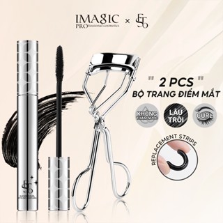 Imagic 2 Chiếc Mascara Trang Điểm Mắt + Dụng Cụ Uốn Mi Lâu Dài Mascara Curl Dụng Cụ Trang Điểm