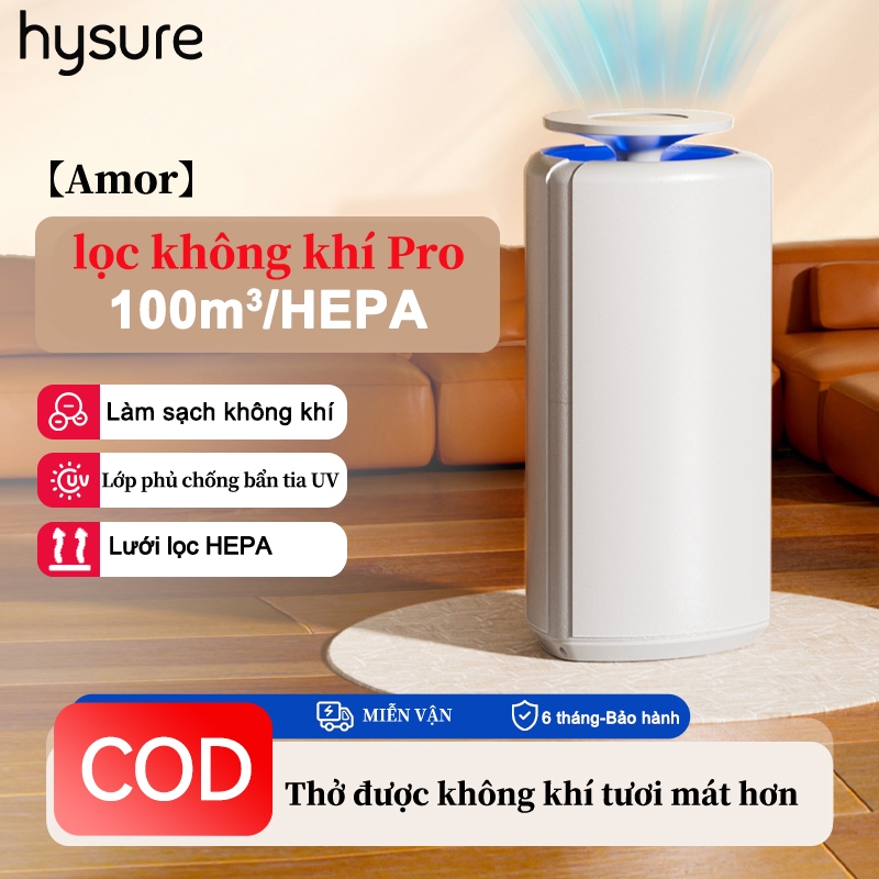 hysure Máy lọc không khí lọc không khí  Tiết kiệm điện lọc không khí phòng ngủ thông minh thú cưng 0