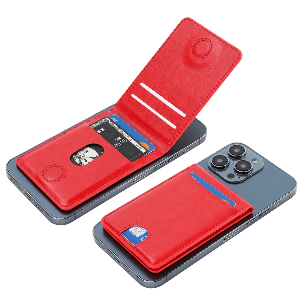Ốp ví iphone magsafe tương thích iphone 17 / 16 / 15 / 14 / 13 / 12 series ví da magsafe