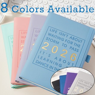 2026 Planner A5 Người lập kế hoạch hàng năm Chương trình nghị sự Hàng năm & Hàng tuần & Hàng tháng Lịch trình Văn phòng phẩm cổ điển Đồ dùng học tập và văn phòng