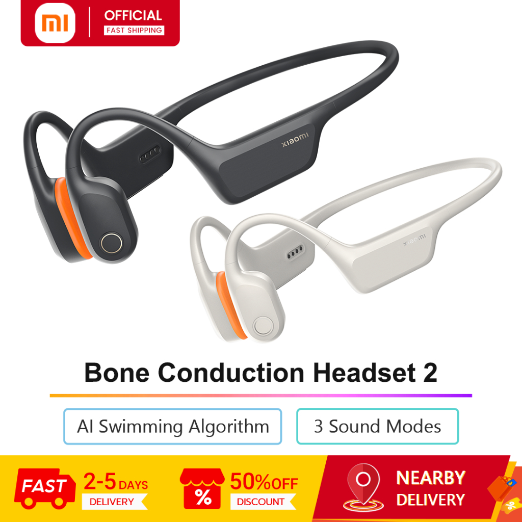 Tai nghe dẫn truyền xương Xiaomi 2 chế độ bơi AI Thuật toán bơi IP68 Tai nghe chống nước
