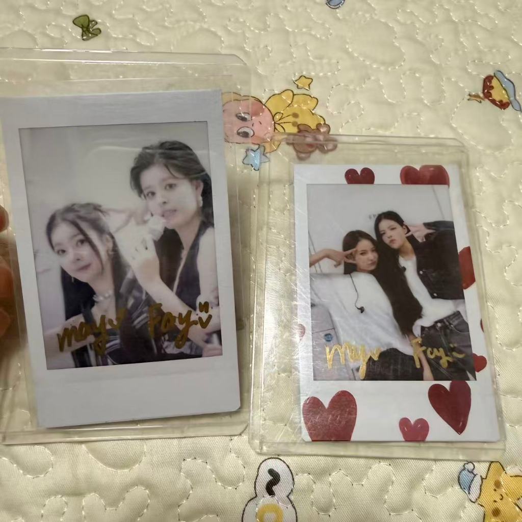 T Phim truyền hình Thái Lan Stubborn Love faymay Polaroid Photo Autographed Photo