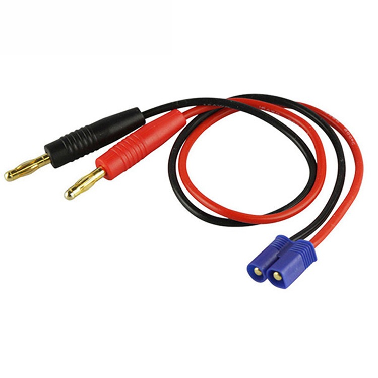 2 Đầu nối dây cáp sạc EC3 sang đồ chơi cắm chuối 4.0mm