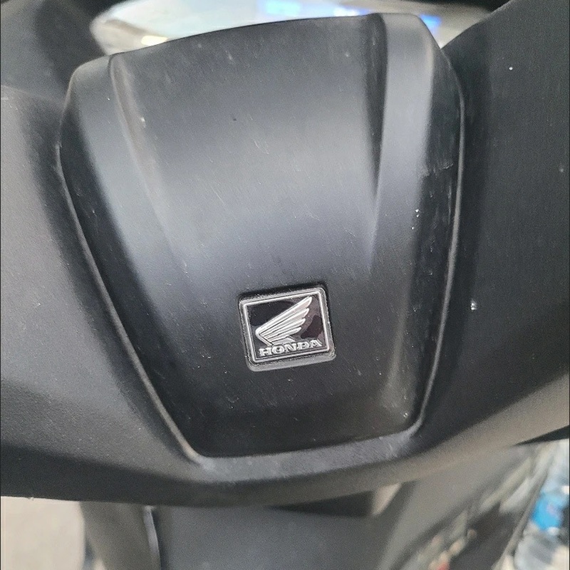 3D Kim Loại Biểu Tượng Dán Cho Xe Máy Trang Trí Bảng Điều Khiển Decal Honda Logo Click 150i 125i V2 