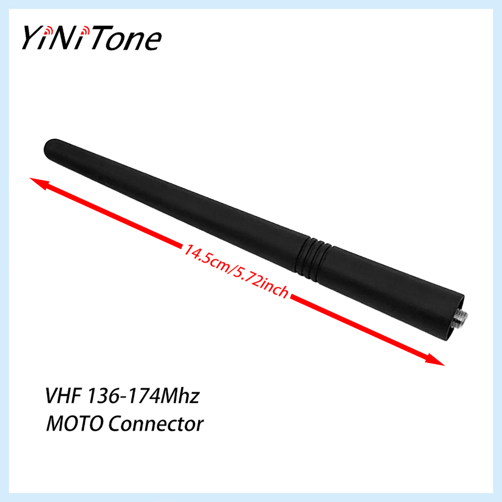 Ăng-ten VHF chuyên nghiệp cho Đài phát thanh Motorola GP Series & HT Series, Tần số 136-174 MHz, 14c