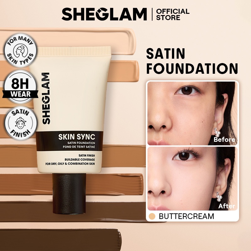 Kem nền SHEGLAM Satin Finish