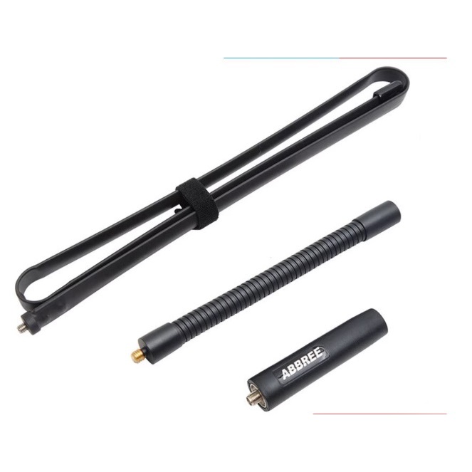 Ăng-ten vô tuyến ABBREE SMA-Nữ Ham VHF / UHF 48,8 inch 144 / 430 MHz Ăng-ten chiến thuật CS có thể g