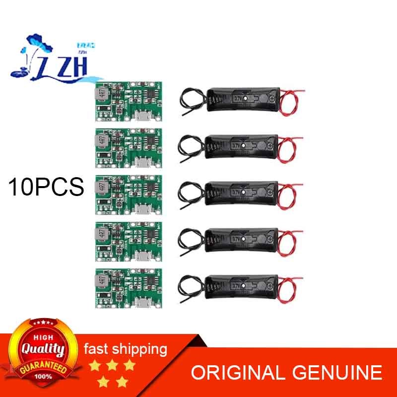 5 Chiếc 18650 Lithium Li-ion Pin Sạc Mô Đun + 5 Chiếc 18650 Pin Cho 18650 Pin Lithium Sạc Nhanh Tăng