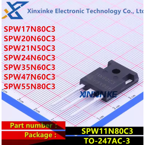 1-5 CÁI SPW11N80C3 11N80C3 MOS TO-247AC-3 SPW 17N80C3 20N60 21N50 24N60 47N60 55N80 C3 MOSFET N-kênh