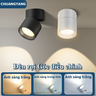 CHUANGYANG Đèn rọi LED Đèn ốp trần nổi đèn ống bơ 5W 7W 10W 15W Có thể xoay và gấp Vỏ nhôm Thích hợp trong nhà