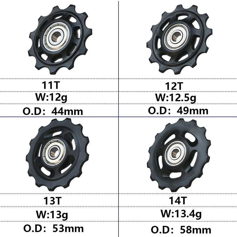 Đá Ròng Rọc Bánh Xe Hướng Dẫn Con Lăn Jockey 11t 12t 13t 14t Vòng Bi Đường MTB Xe Đạp Phía Sau Derailleur GX XX1 Shimano M9000