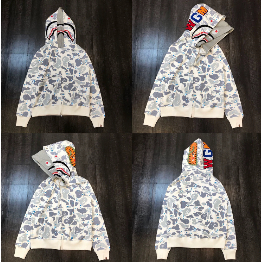 BAPE Áo khoác kinh điển Áo Hoodie Nam Nữ Phong Cách Mới 0819