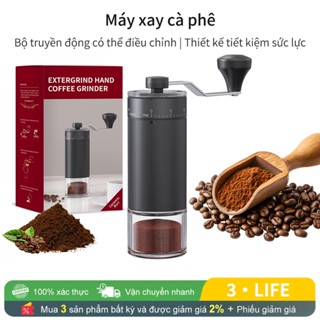 Máy Xay Cà Phê Quay Tay Cilton 40 Điều Chỉnh Bên Ngoài Lõi Mài Gốm Thân Hợp Kim Nhôm