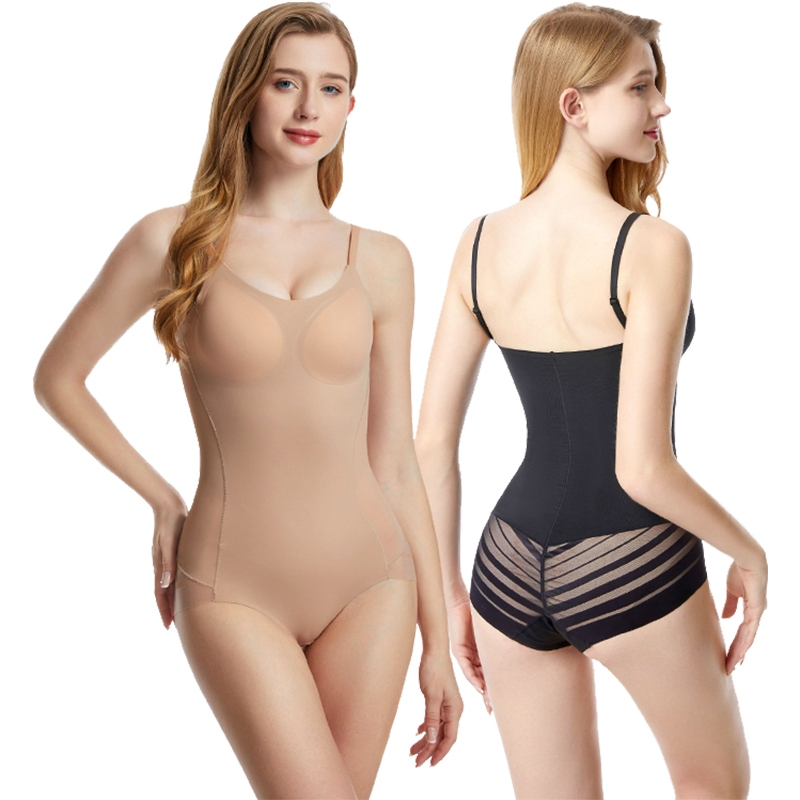 Bodysuit điều khiển bụng, shapewear có áo ngựctank top