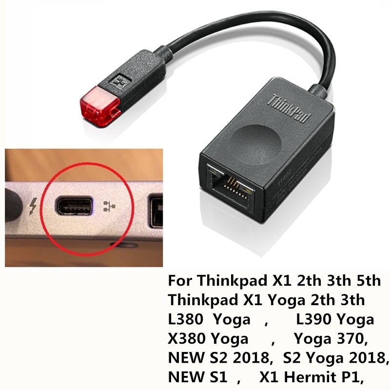 Cáp Ethernet Chính Hãng Màn Hình Mini RJ45 Cáp Dành Cho Lenovo Thinkpad X1 L380 L390 X380 yoga T480S