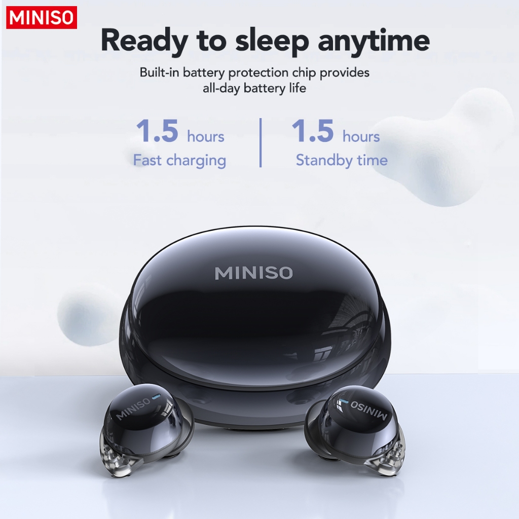 MINISO MS216 Tai nghe dịch thuật AI Tai nghe Bluetooth 6.0 Tai nghe Bluetooth không dây Khử tiếng ồn chủ động Tai nghe dịch thuật Chất lượng âm thanh HiFi Theo dõi nhịp tim | BigBuy360 - bigbuy360.vn