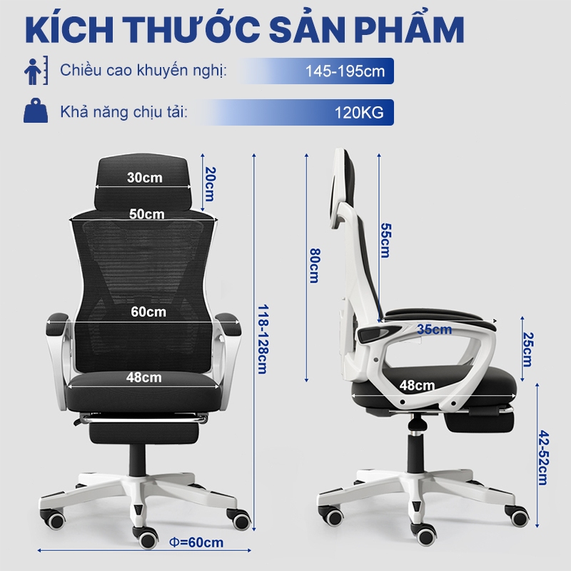 BRTHORY Ghế Xoay Văn Phòng.ghế công thái học.hống gù lưng ghế.nâng hạ,ghế gaming công thái học.ghế xoay 360.gác chân công thái học. | BigBuy360 - bigbuy360.vn