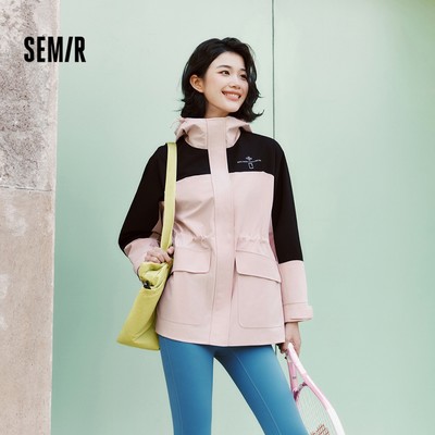 Áo khoác nữ Semir thời trang năm 2026, chống thấm nước và gió