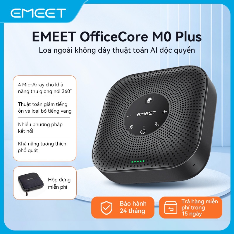 [EMEET] Loa hội nghị EMEET M0 Plus Loa hội nghị Bluetooth dành cho 8 người