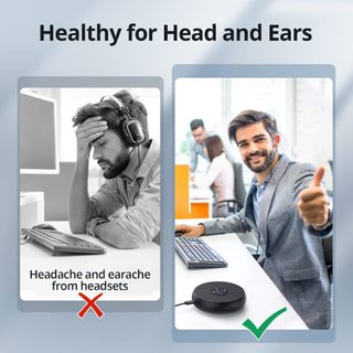 [EMEET] Hội nghị loa EMEET M1A Zoom được chứng nhận 360°Loa USB nhận giọng nói cho 5-8 người cho nhóm Zoom
