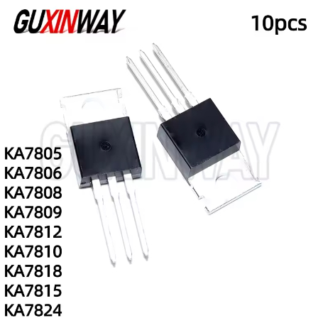 10 Chiếc Chính Hãng MỚI KA7805 KA7806 KA7808 KA7809 KA7812 KA7810 KA7818 KA7815 KA7824 TO-220
