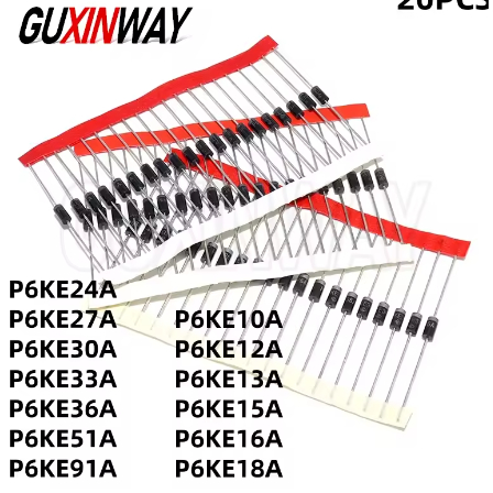 Diode MỚI P6KE P6KE27A 27A P6KE30A 30A P6KE33A 33A P6KE36A 36A P6KE51A 51A P6KE91A