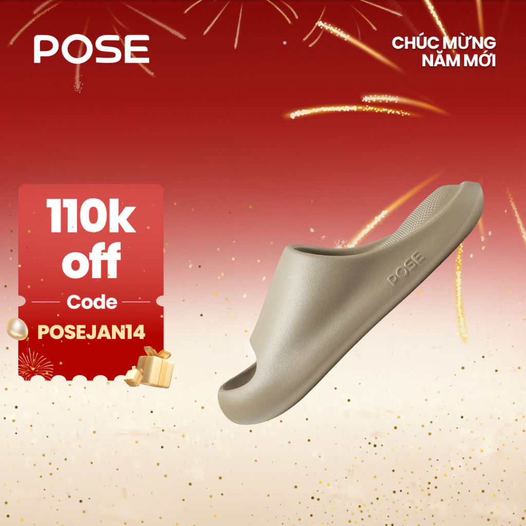 110k off code POSEJAN14【Dép thư giãn】POSE Cloud| ĐÃ BÁN 60.000 ĐÔI KINH ĐIỂN CHÁY HÀNG! | Dép EVA Sụ