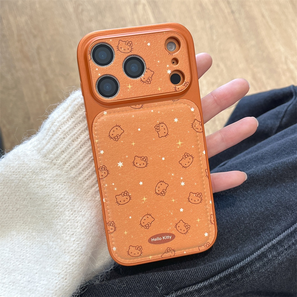 Ốp điện thoại iphone 17 Pro Max 16 Pro Max 15 Pro Max 14 Pro Max Orange Star KT