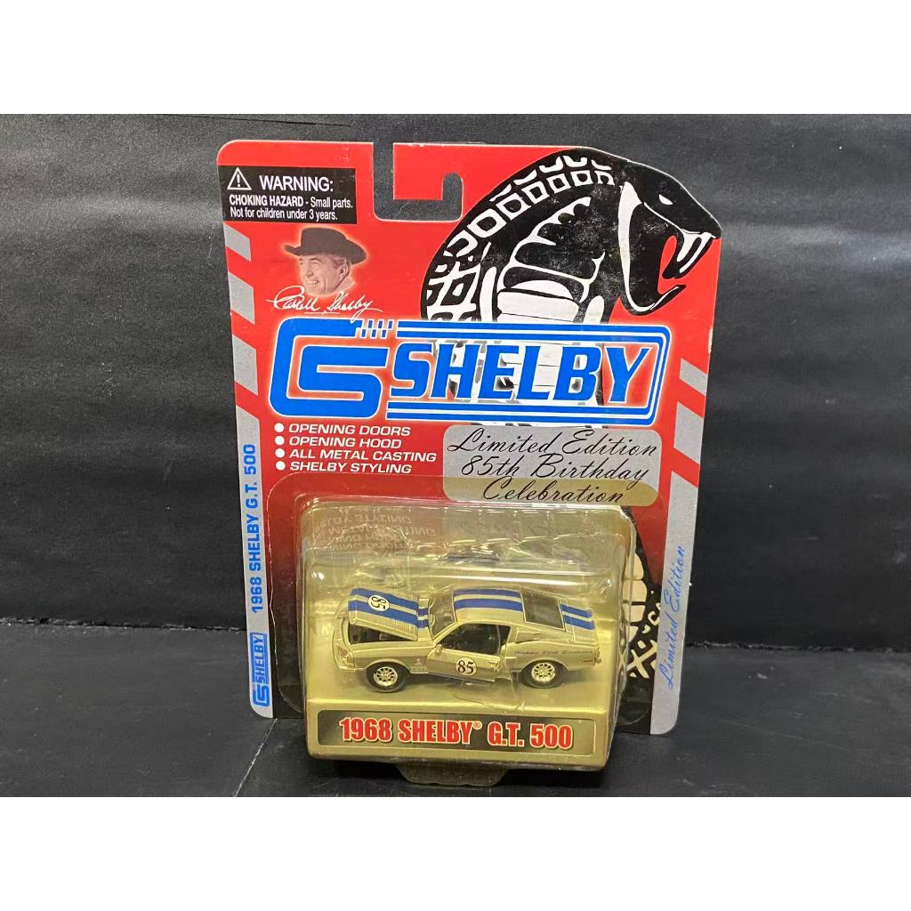1: 64 Ford Mustang Shelby Shelby 2008 gt500 KR Mô hình xe hợp kim màu xanh bạc