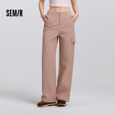 Semir Quần Dây Rút Eo Rời Mùa Xuân, Ống Rộng, Phù Hợp Style Đường Phố