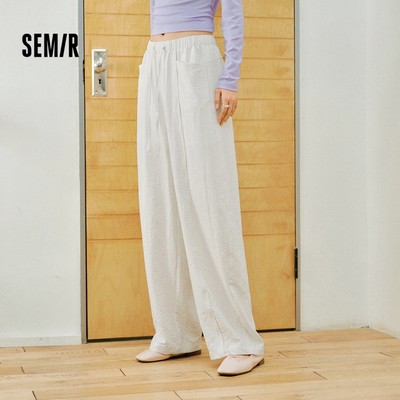 Quần Semir Nữ họa tiết xuân, phù hợp ống rộng