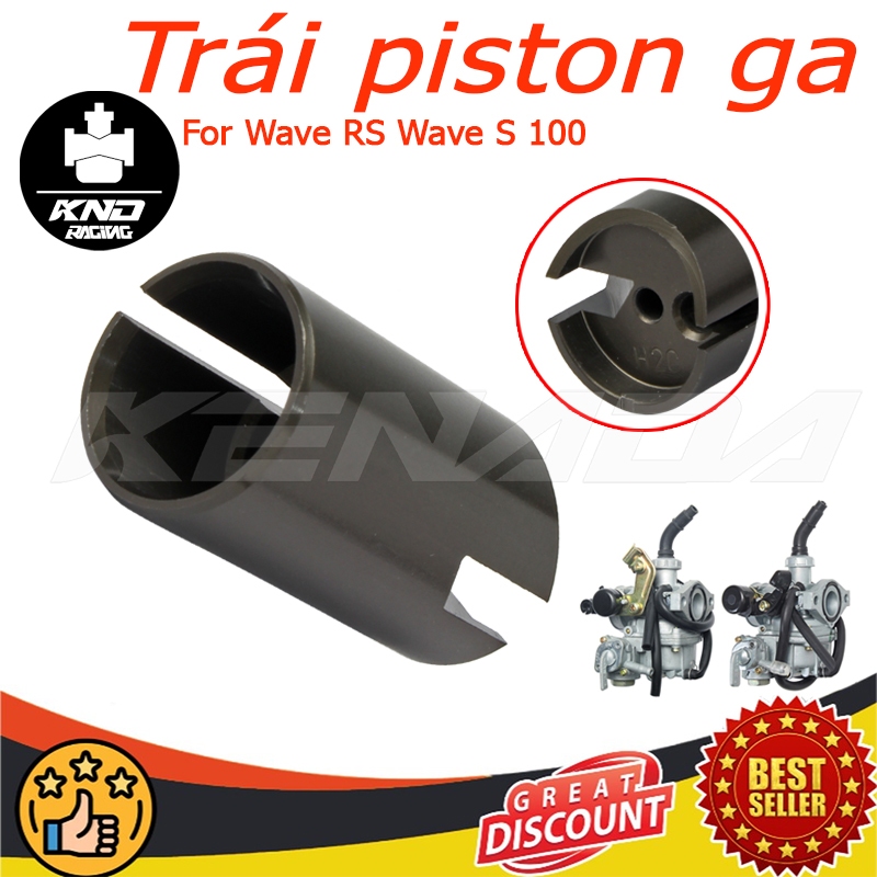Trái piston ga cho Standard Dream Ex5 Wave100 Wave 100
