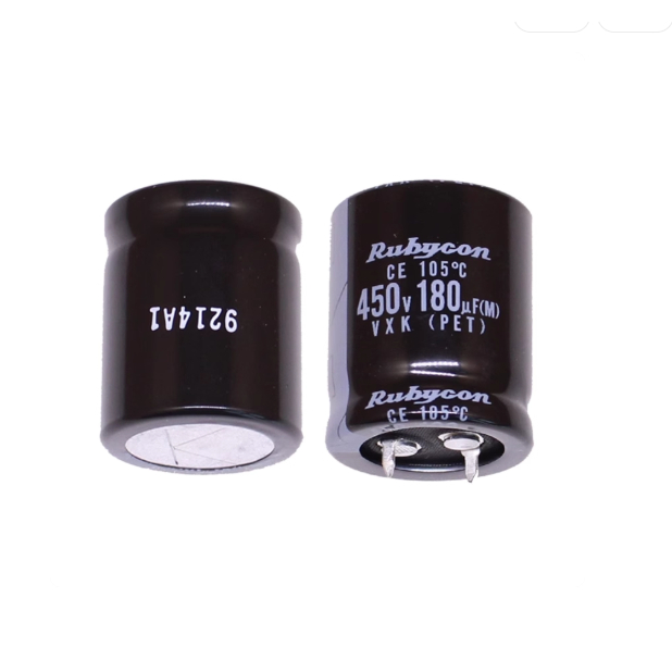 Tụ điện điện phân 180UF Rubycon 450V pxc3