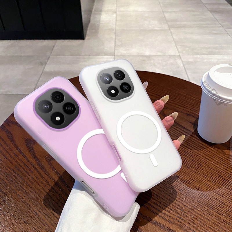 Ốp Màu Kẹo Cho Xiaomi Poco M8 Pro 5G Vỏ Điện Thoại Tấm Thu Hút Từ Tính 2in1 Ốp Lưng Cứng