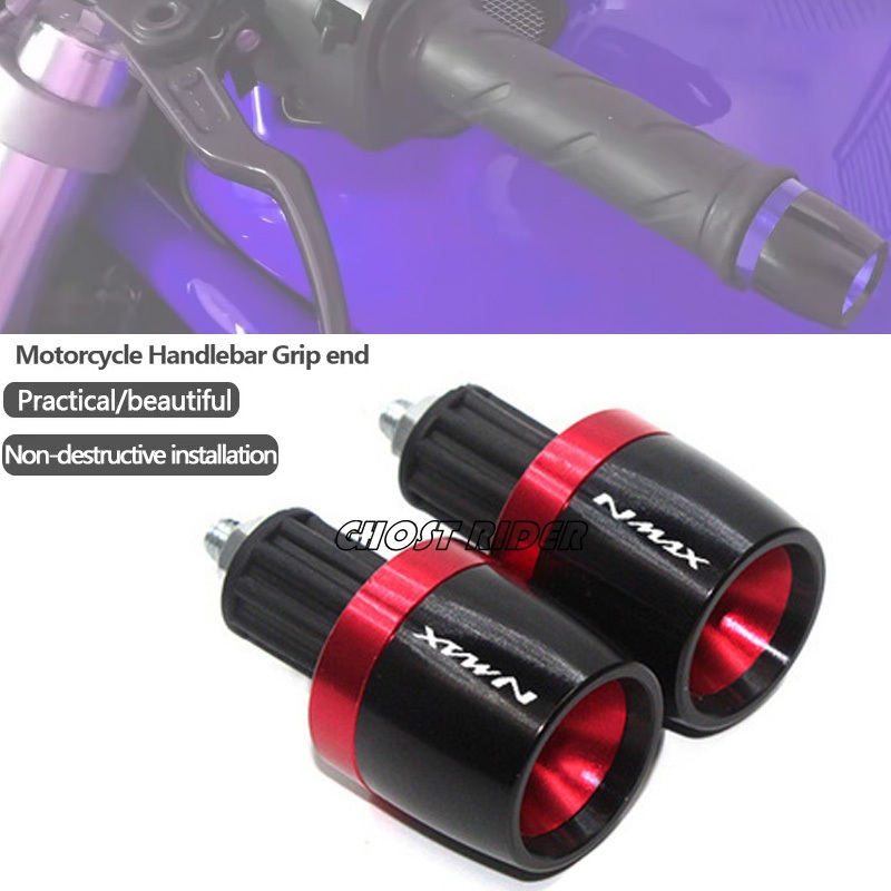 NMAX Xe Máy CNC Tay Lái Kết Thúc Tay Cầm Cắm Cân Bằng Thanh Trượt Tai Nạn 1 Cặp 7 / 8 "22MM Đa Năng 