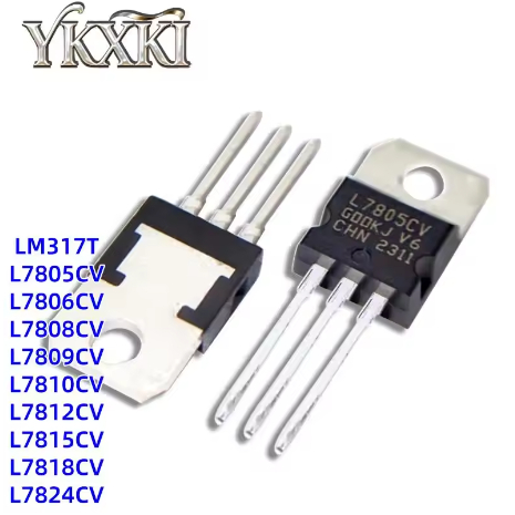1-5 Chiếc Mới LM317T L7805CV L7806CV L7808CV L7809CV L7810CV L7812CV L7815CV L7818CV L7824CV TO-220 
