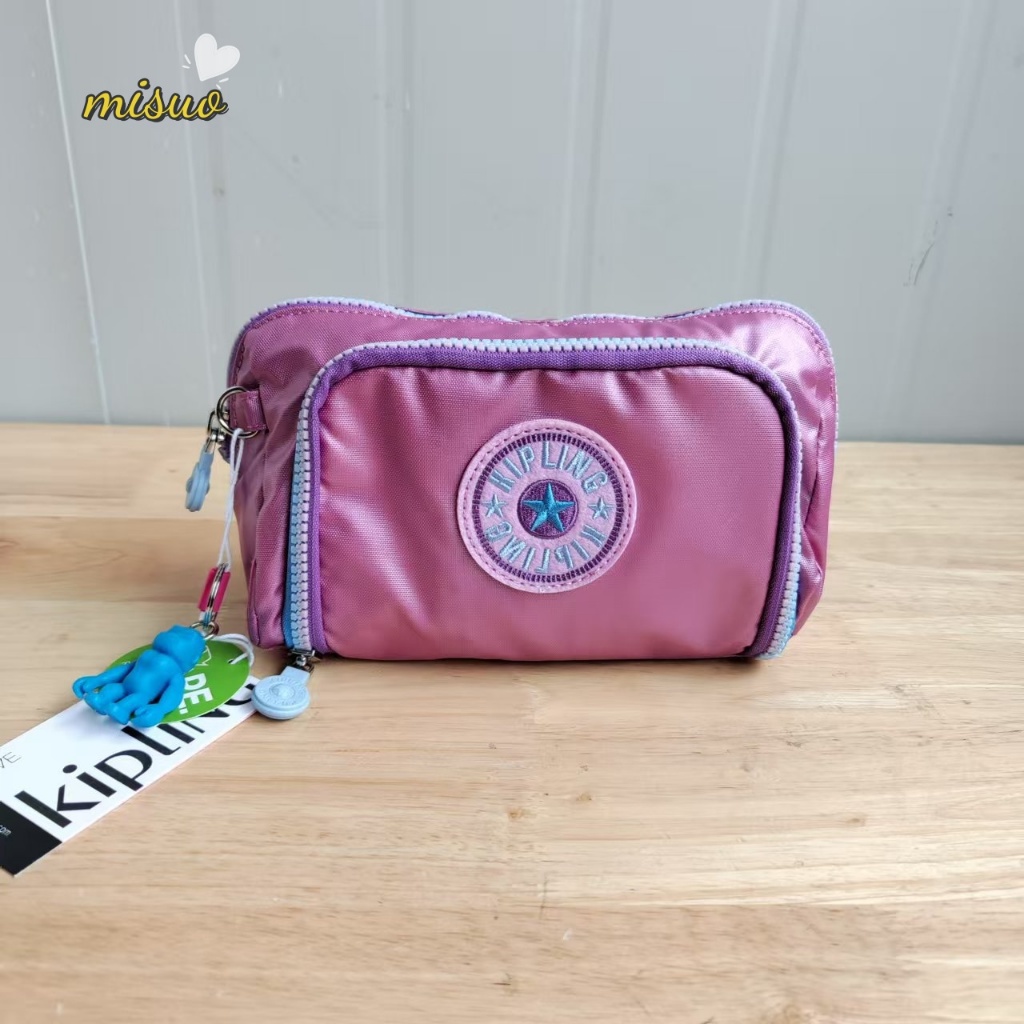 [misoo] Túi xách nữ có dây kéo KPLING Túi trang điểm có mặt dây chuyền