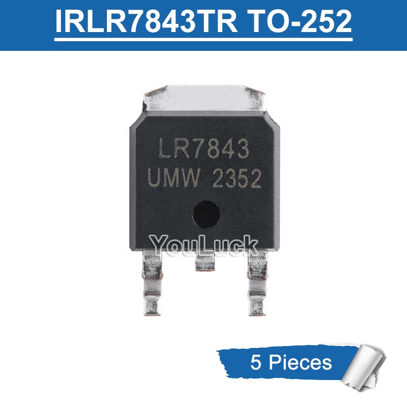 5 Chiếc IRLR7843TR LR7843 TO-252 30V / 161A N-Channel MOSFET Transistor Mới