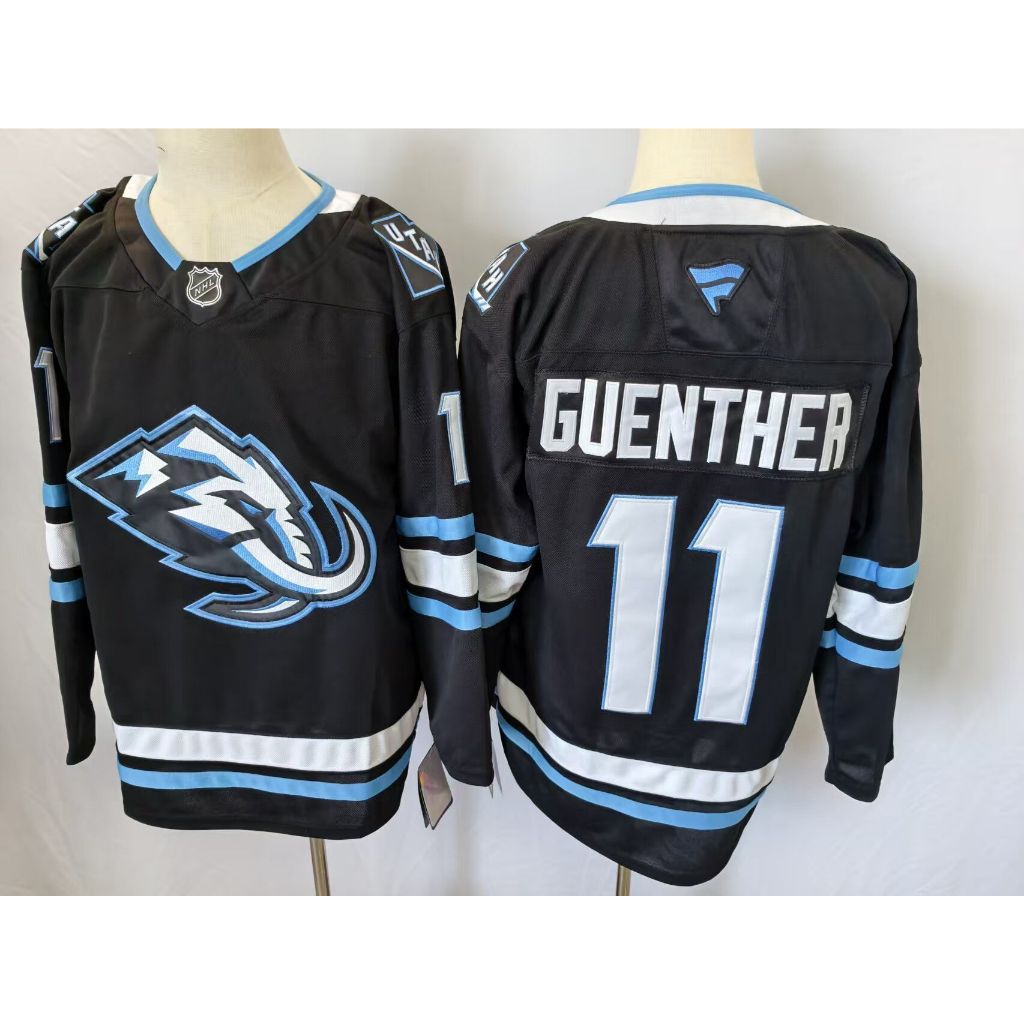 Áo khúc côn cầu nhà Away NHL Utah, thêu logo chính hãng, đồ thể thao dài tay