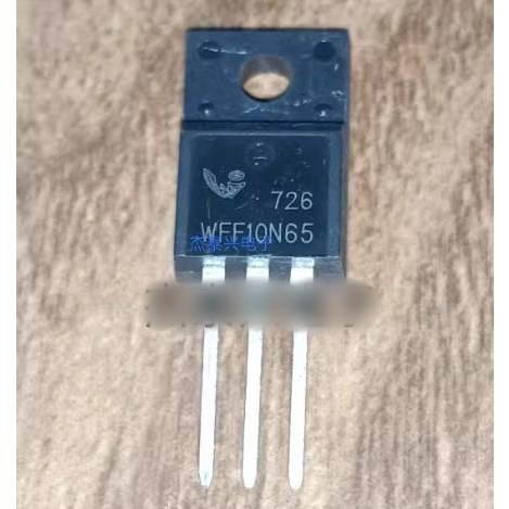 5 chiếc WFF10N65 10N65 10A 650V TO-220F Ống MOS hiệu ứng trường