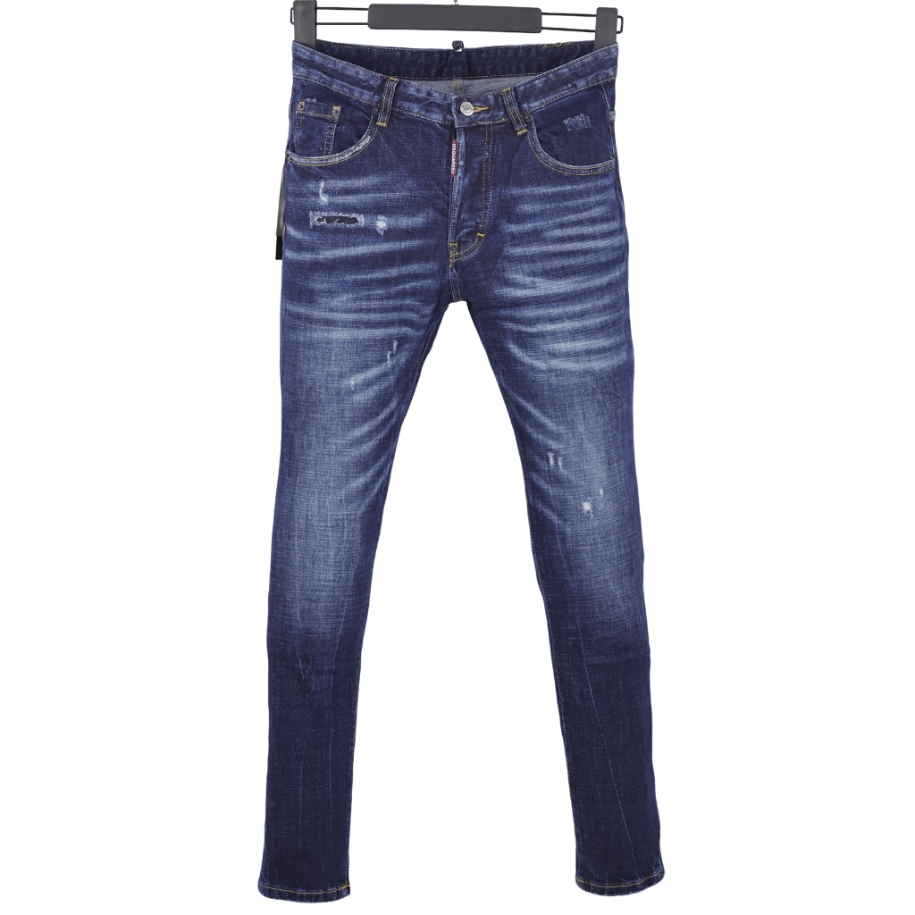 6045 Bốn Mùa Phong Cách Mới DSQUARED2 Jeans Nam Xanh Dương