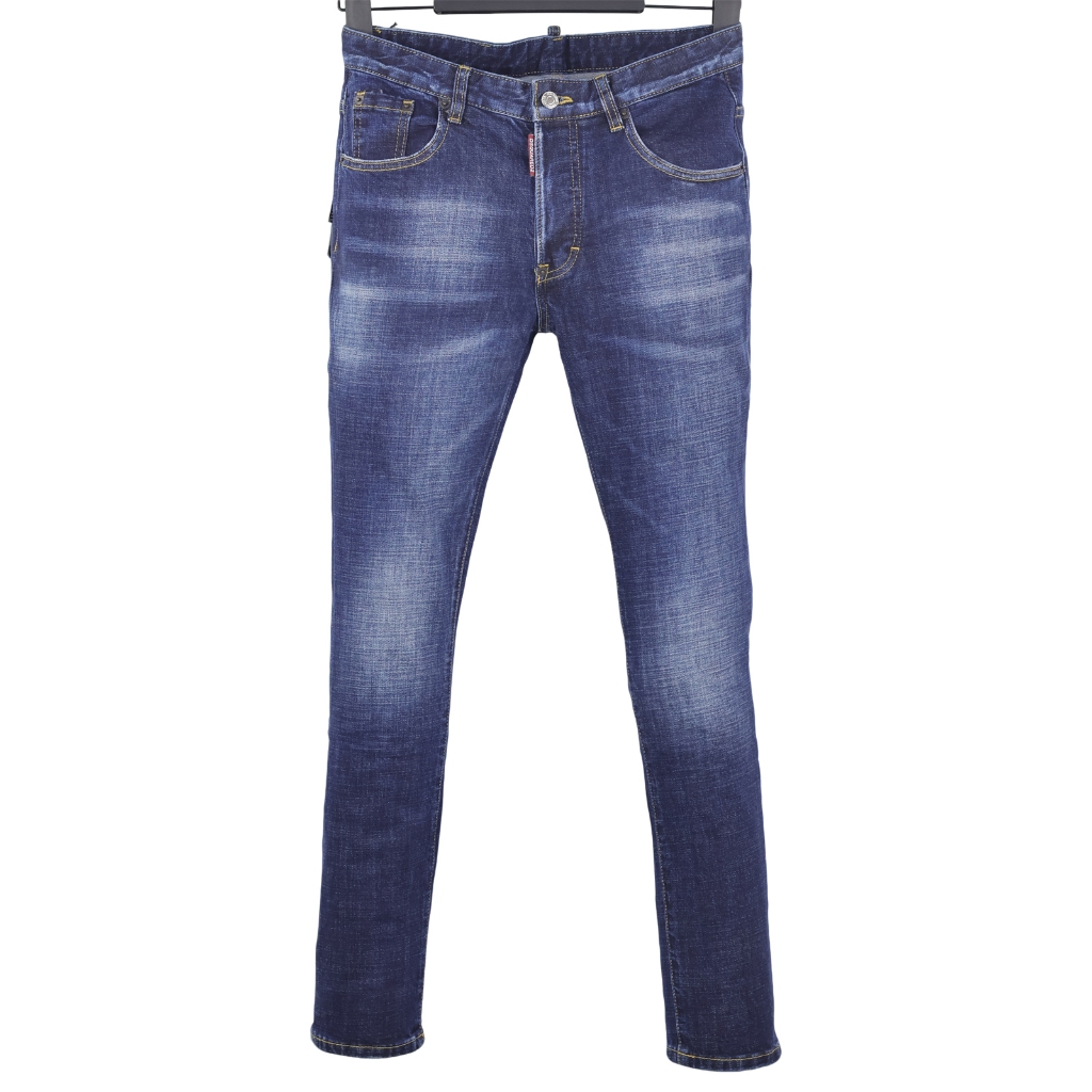 6040 Bốn Mùa Phong Cách Mới DSQUARED2 Jeans Nam Xanh Dương