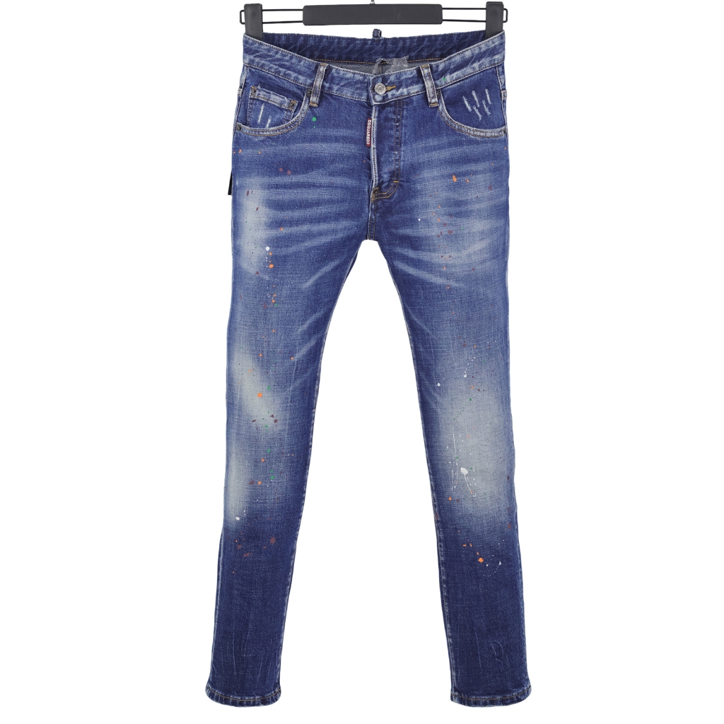 6026 Bốn Mùa Phong Cách Mới DSQUARED2 Jeans Nam Xanh Dương