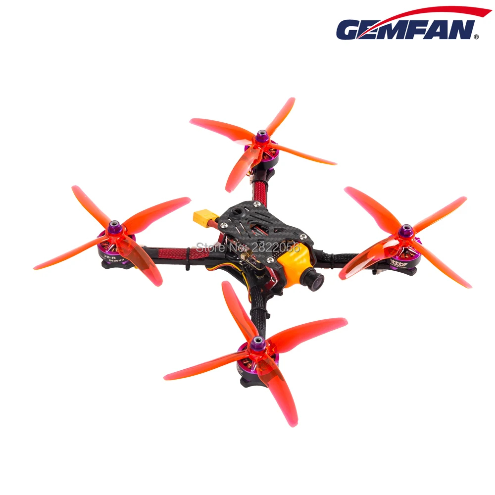 20 Cái / 10 Đôi Gemfan 51455 5inch 4 Lưỡi / Ba Cánh Quạt Đạo Cụ CW CCW Động Cơ Không Chổi Than FPV C