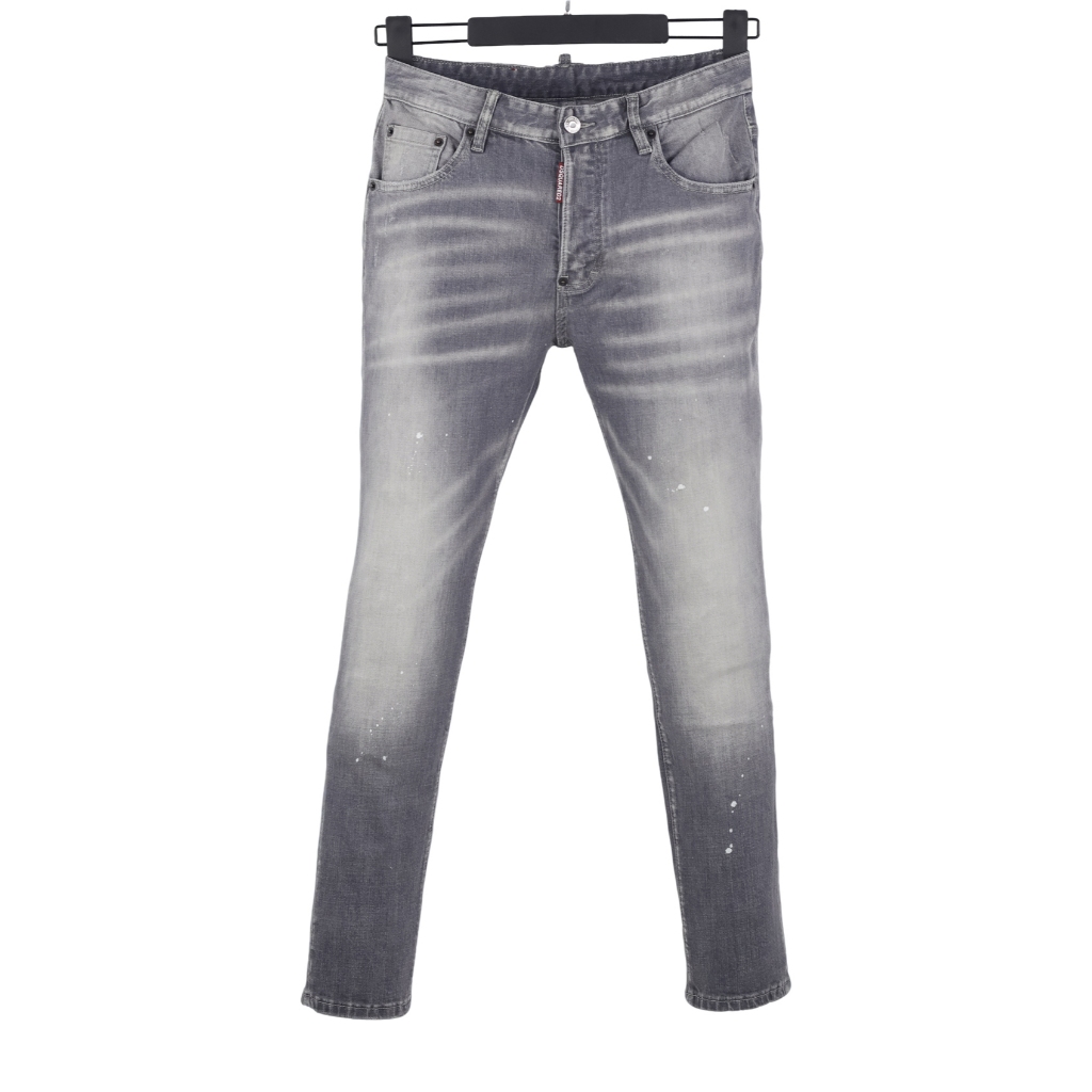 6070 Bốn Mùa Phong Cách Mới DSQUARED2 Jeans Nam Xám
